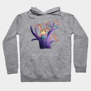 Rabbit in a tree Hoodie